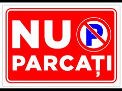 Semn pentru parcare nu parcati